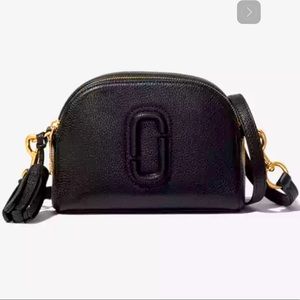 Marc Jacobs Shutter leather crossbody bag.